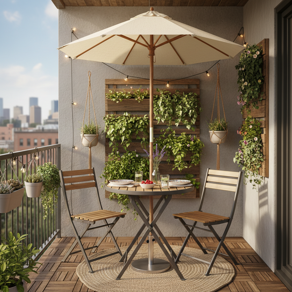best patio table with umbrella PHI VILLA 7pc Dining Set Umbrella, Swivel Wicker Chairs DURABLE Heavy Umbrella Hole Patio Dining Sets