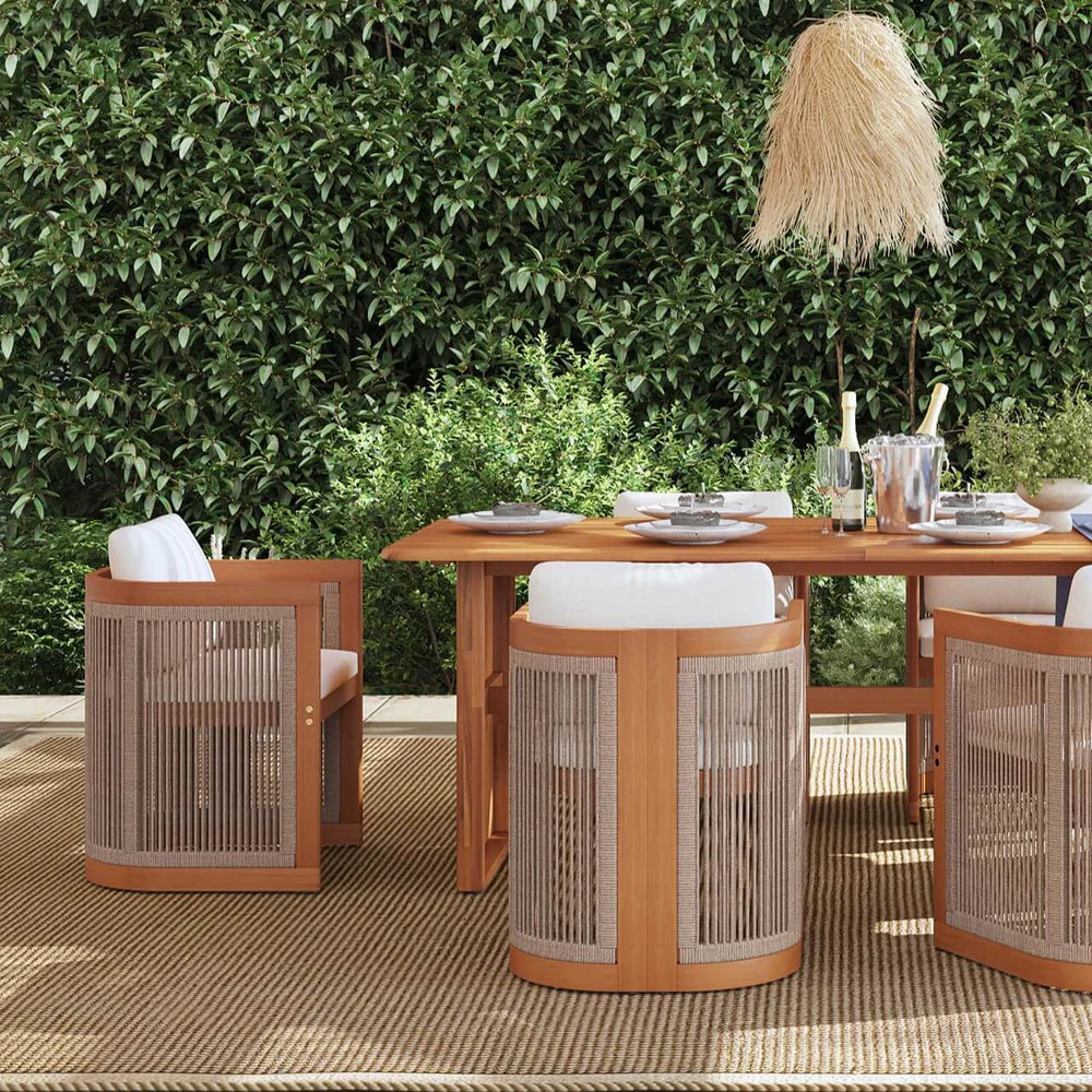 Round vs Rectangular Patio Dining Tables, Which is the Better