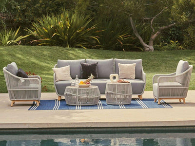 Plena Teak and Rope Outdoor Patio Furniture Collection- Sunsitt®