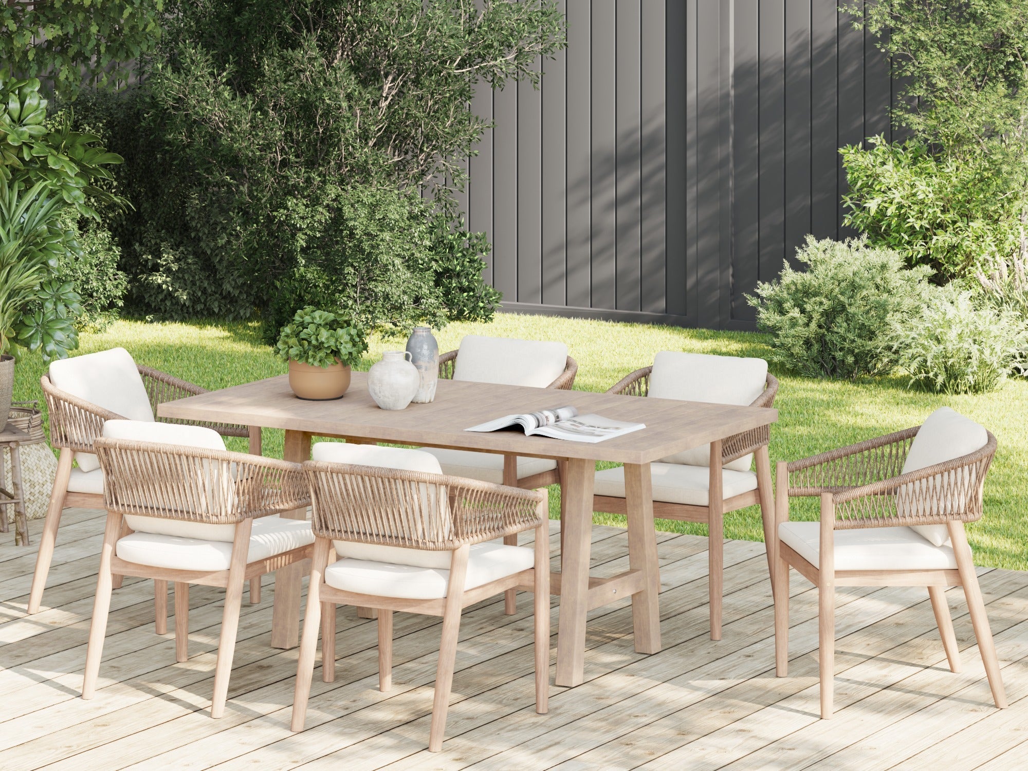 Lira Modern Wood Outdoor Furniture Collection - Sunsitt®