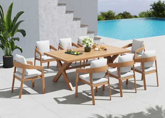 Eucalyptus Wood Outdoor Furniture - Sunsitt modern outdoor patio furniture