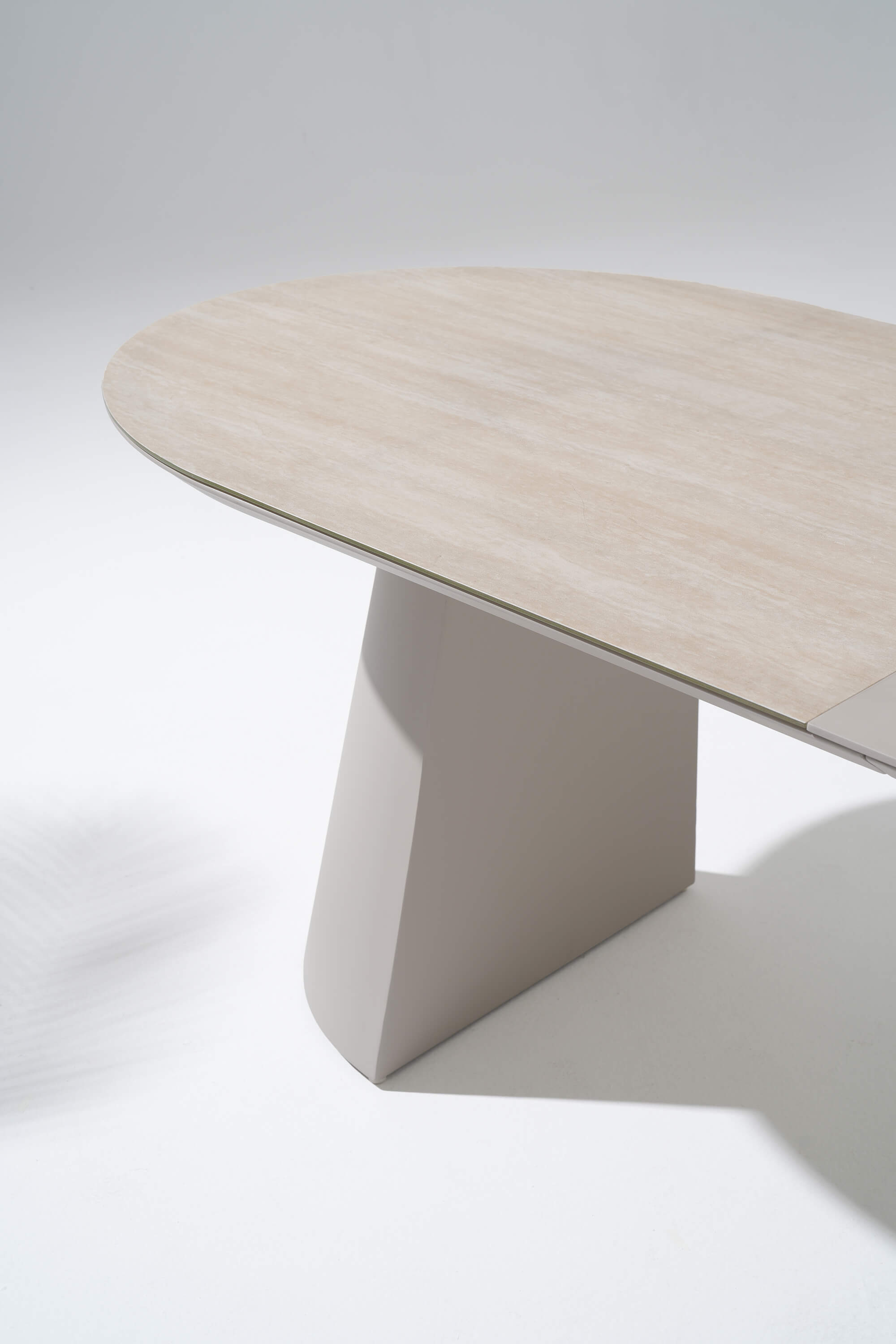 Addison Outdoor Aluminum Dining set, Light Beige Frame & Tempered Glass Tabletop, 6 Seats