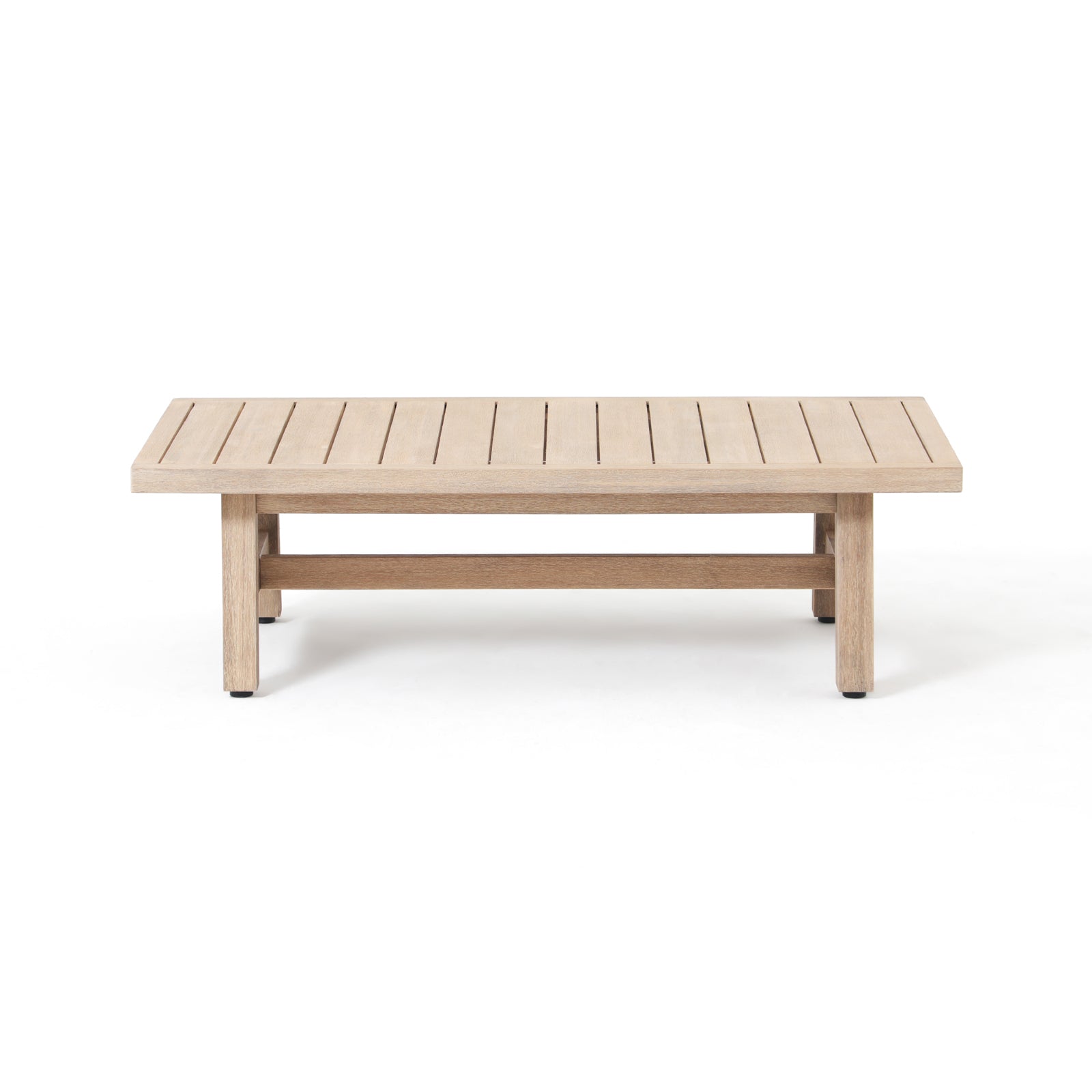 Thalea 50'' Rectangular Wooden Patio Coffee Table