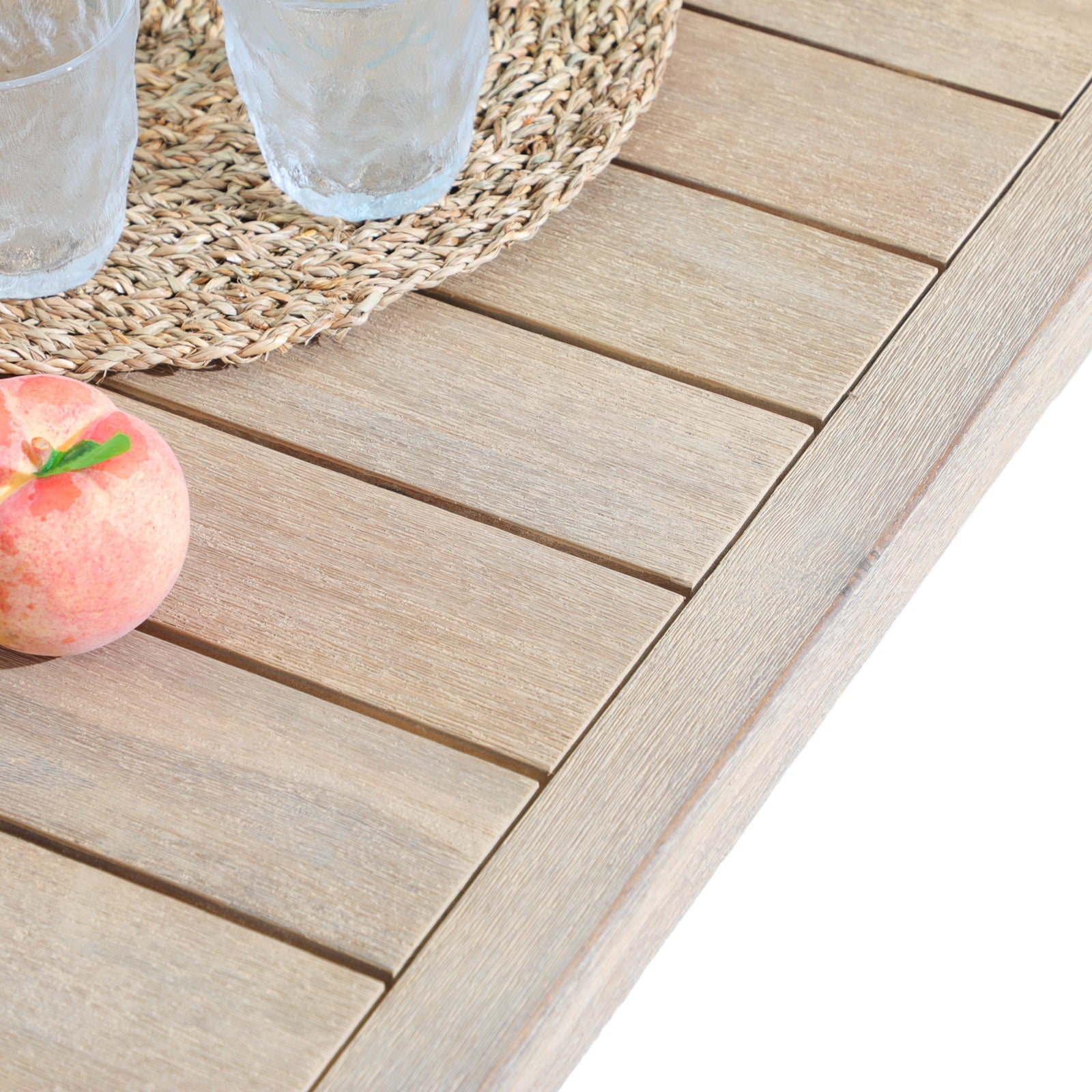 Thalea 50'' Rectangular Wooden Patio Coffee Table