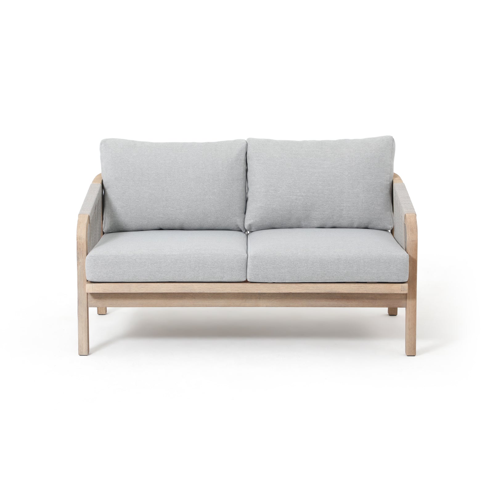 Thalea Wooden Outdoor Loveseat Sofa