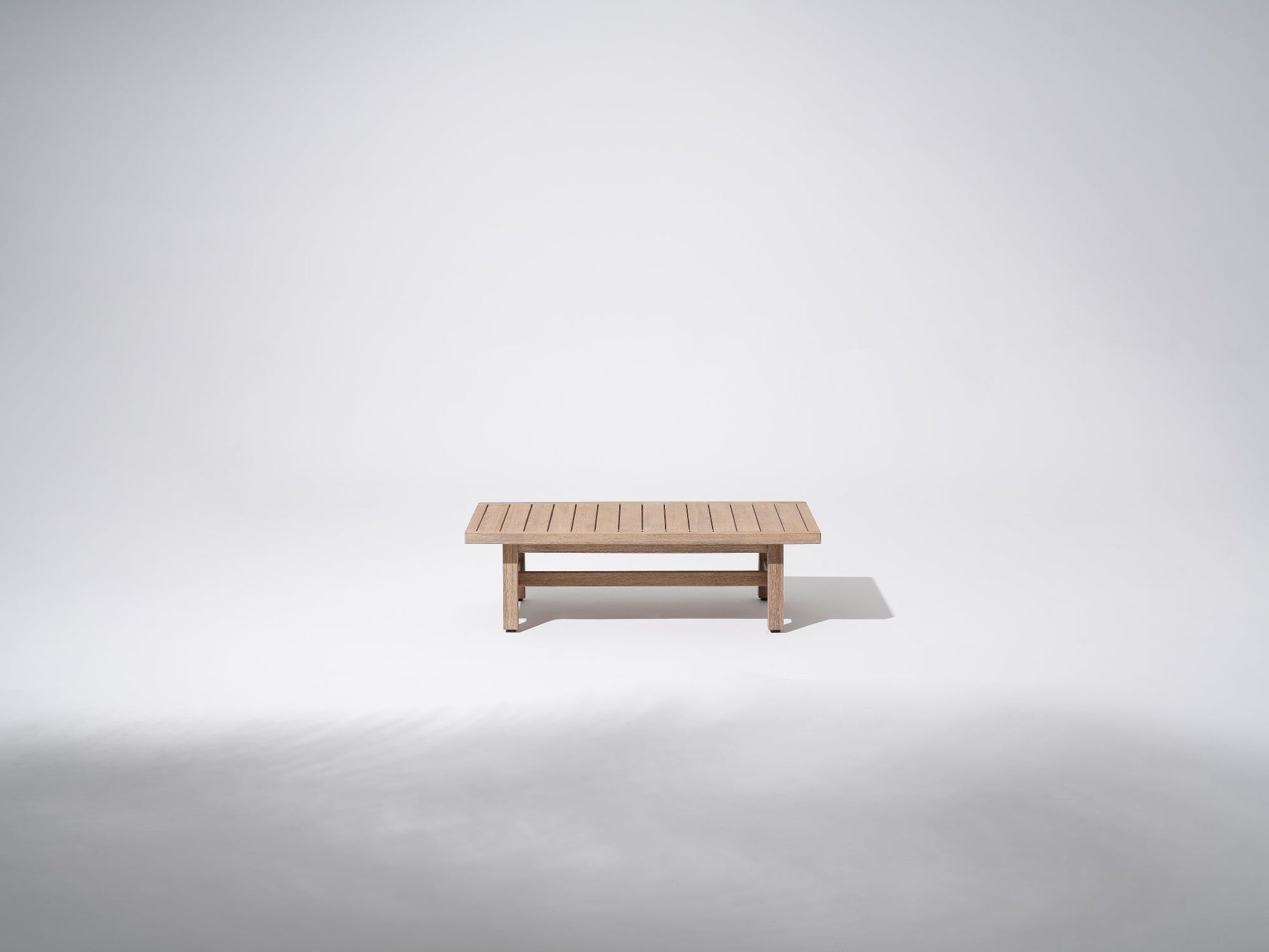 Wooden Outdoor Patio Rectangular Coffee Table- Sunsitt Premium Modern Outdoor Patio Furniture