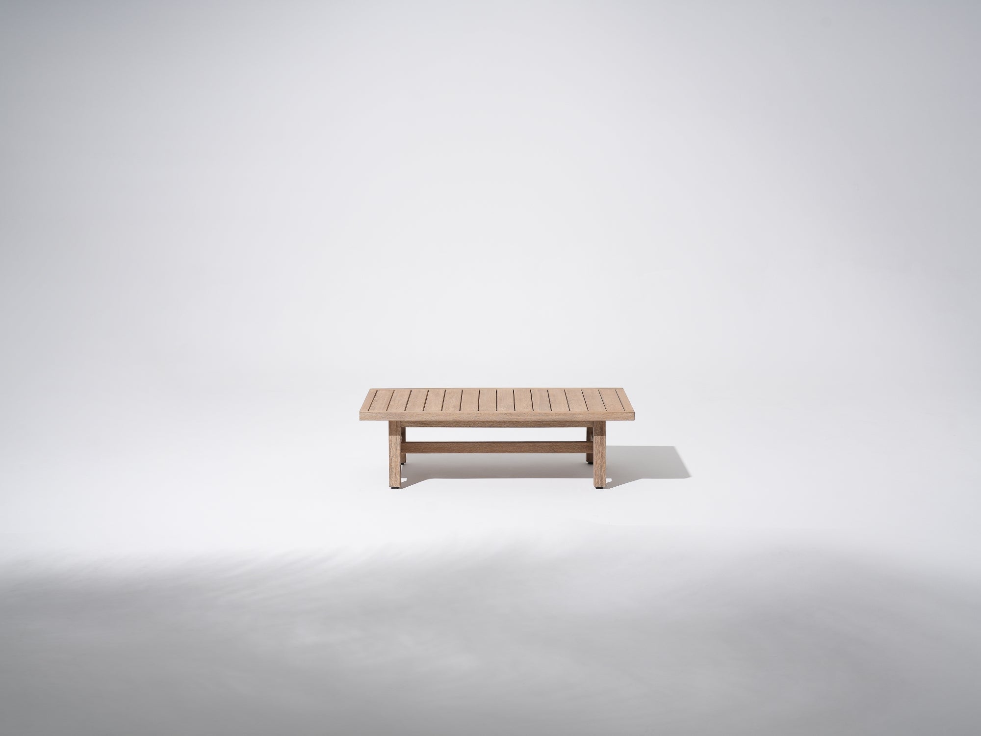 Wooden Outdoor Patio Rectangular Coffee Table- SUNSITT Premium Modern Outdoor Patio Furniture