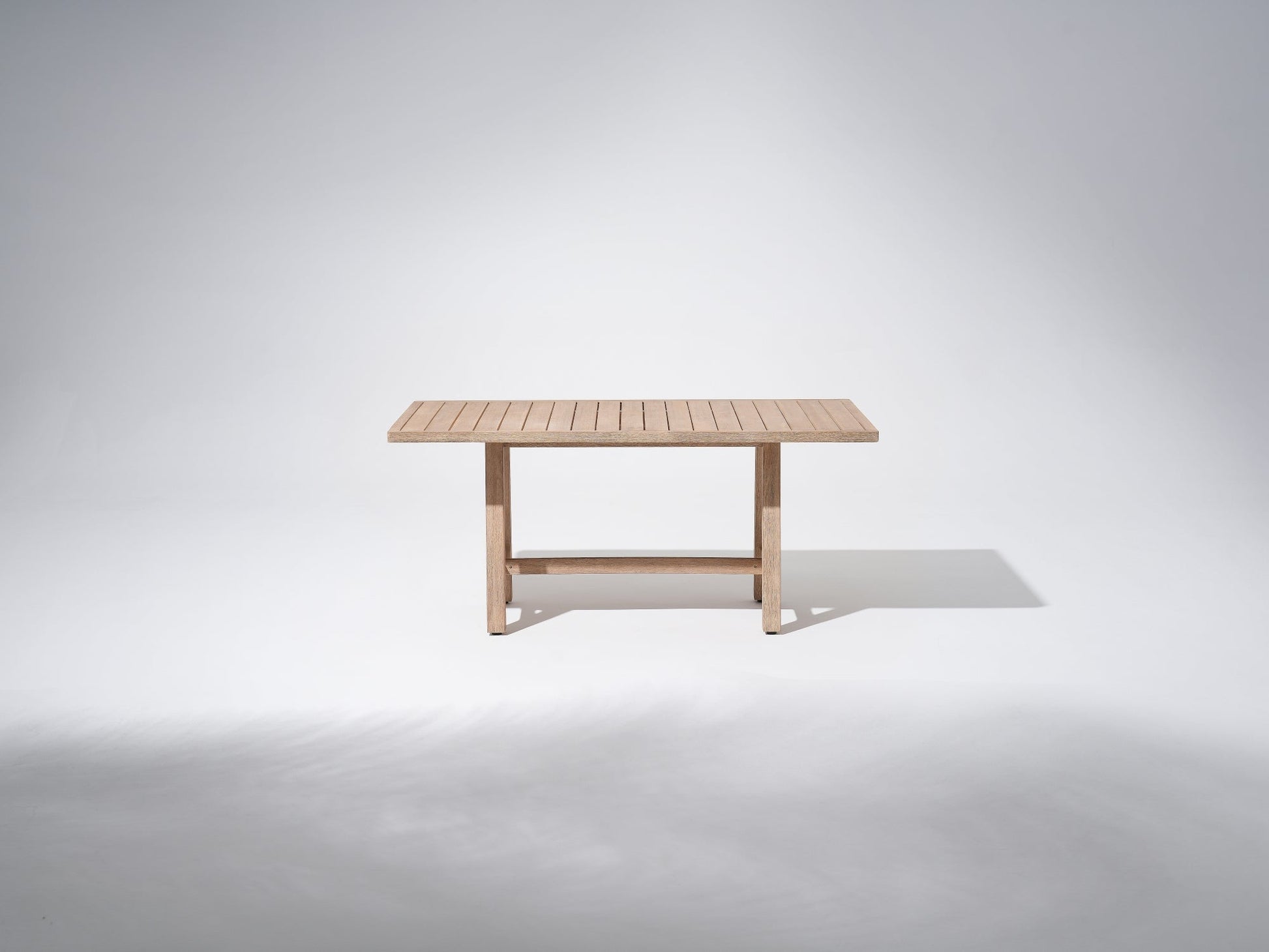 Wooden 67'' Outdoor dining table for 6 , rectangular outdoor table- Sunsitt Premium Modern Outdoor Patio Dining Furniture