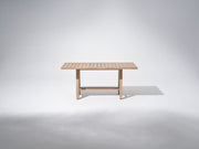 Wooden 67'' Outdoor dining table for 6 , rectangular outdoor table- Sunsitt Premium Modern Outdoor Patio Dining Furniture