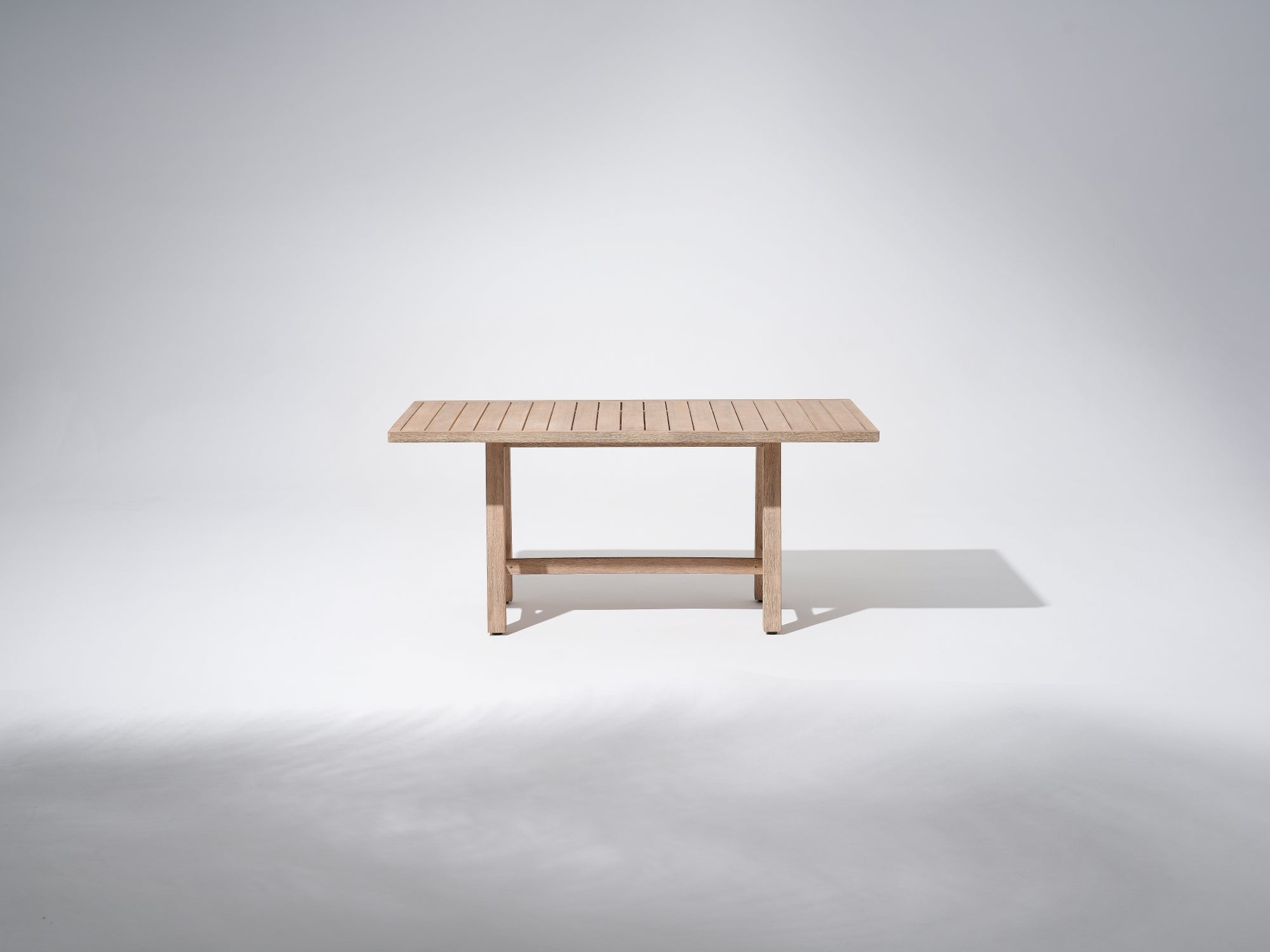 Wooden 67'' Outdoor dining table for 6 , rectangular outdoor table- SUNSITT Premium Modern Outdoor Patio Dining Furniture