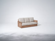 Noto Wood Outdoor 3-Seater Sofa