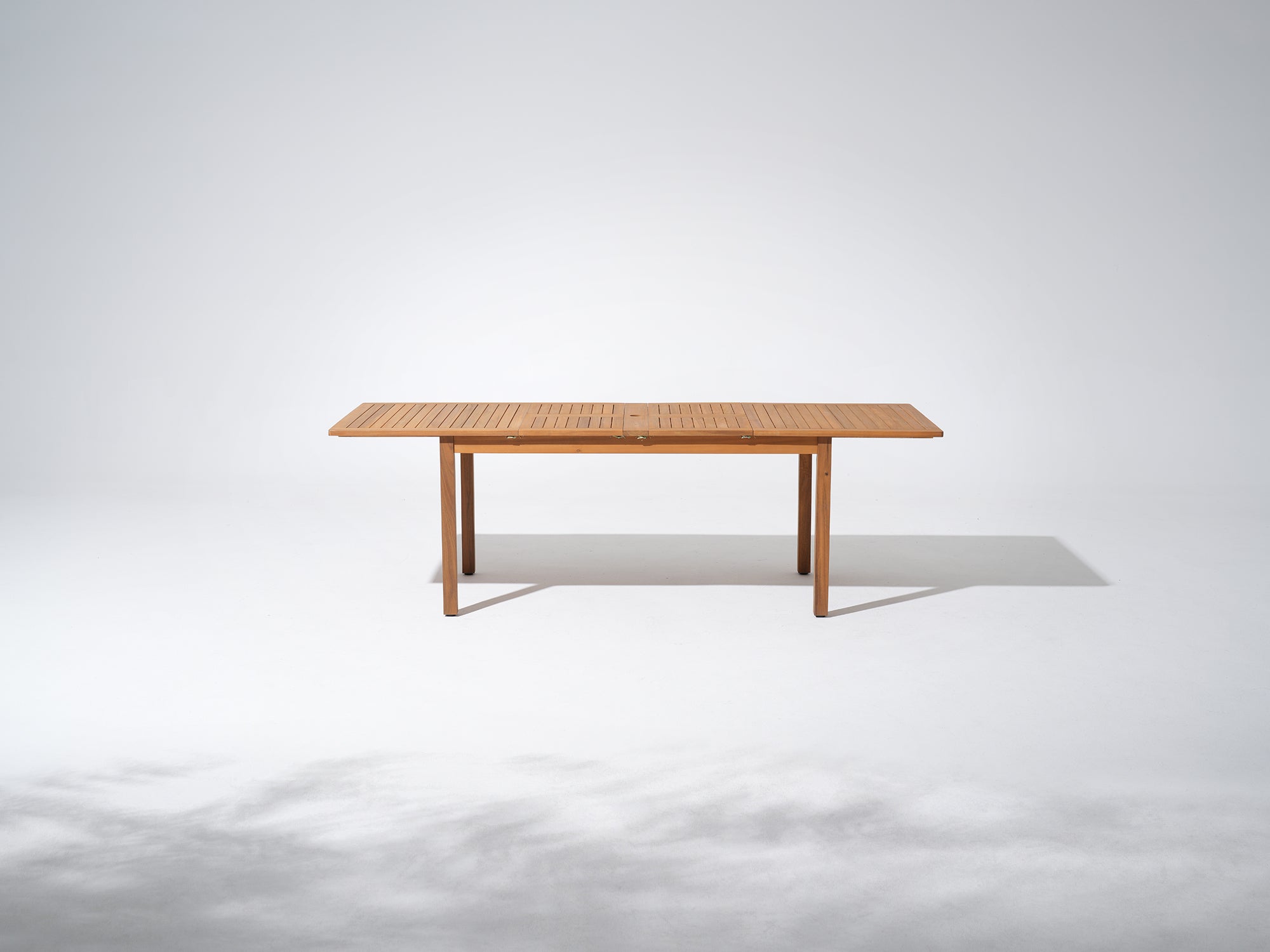 Nalia Outdoor Dining Table with Umbrella Hole, Extendable Table, 63''- 94''